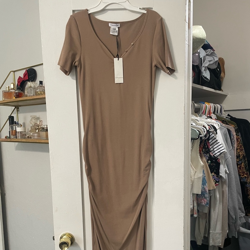 Staple and Hue ruched maxi dress